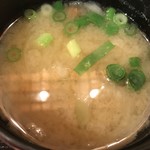 にかい笹木 - 飯料理　みそ汁