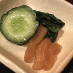 にかい笹木 - 飯料理　香の物