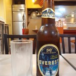 Neparu Indo Ryouri Sungaba - ランチアルコールから珍しいネパールインドビール500円小瓶はエベレスト