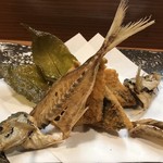 小魚料理 とみ助 - アジフライ　こちらの名物