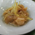 四季菜 益々 - 鱈の餡かけ  細長いのは、揚げたさつま芋