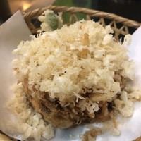 日本橋 やぶ久 - 白海老と帆立のかき揚げ