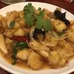 大衆中遊華食堂 八戒 - 海老辛子炒め