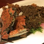 大衆中遊華食堂 八戒 - 蟹出汁麻辣キーマカリィ スペシャル 渡り蟹側から