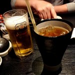 旬風満帆 初 - ビールと烏龍茶