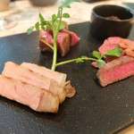 マーサー カフェ - お店任せのお肉3種盛り合わせ