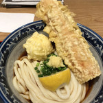 難波千日前 釜たけうどん - ちく玉天ぶっかけ 小