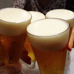 Bisutoro Chaina Mikan - 生ビールで乾杯です( ´∀` )/▽☆▽ヽ(′ ∀｀)♪