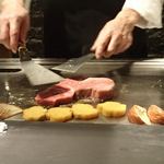 鉄板ステーキ 淀屋 - 