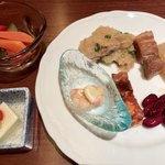 日本料理 花むさし 旬香 - レディースランチ 彩
            -前菜 ビュッフェスタイル-