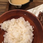 牛たん物語 - 麦ご飯とトロロ