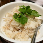 鳥みつ - 試作品の甲州地鶏炊き込みご飯