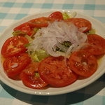 マスタードシード・電車食堂 - 赤ずきんちゃんサラダ。