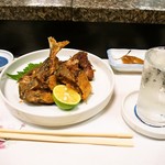 庄ちゃん寿司 - 鯵の南蛮漬け ＆ 冷酒