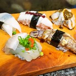 庄ちゃん寿司 - おまかせ5貫にぎり