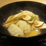 富小路 やま岸 - アフターでお吸い物