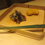 富小路 やま岸 - にしんと茄子南蛮漬け