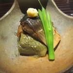 富小路 やま岸 - にしんと茄子南蛮漬け