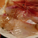 味処 むさし野 - 鯛の刺身