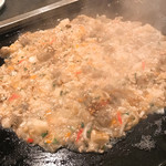 Teppambaru okonomiyaki monja konato mizu - 京風もんじゃ 980円