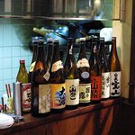 Jidori Sumibi Kushiyaki Chintara - 焼き場とお酒