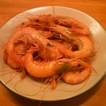 つるべ寿司 - 茹で白砂海老