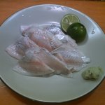 つるべ寿司 - 地魚ぼうぜ刺身