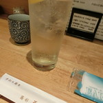 蕎彩 和み月 - 「レモン酢サワー」480円