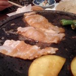 光悦 - 白身の溶岩焼き