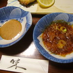 霧島 - タレは２種類（ポン酢、胡麻タレ）