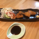 とりあみ雅 - ひれかつ 380円