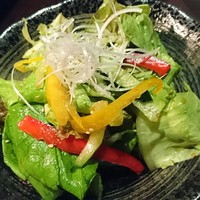 焼肉 にくだらけ - コースのにくだらけサラダ。