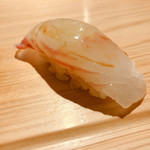 すし佐竹 - ひらめ