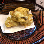 田舎家・和 - 牡蠣の天ぷら