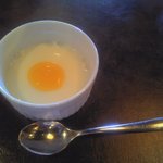 ビストロ - デザート（牛乳ゼリーとオレンジいろソース）