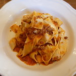 Trattoria Bocca Buona - ミートソースのパッパルデッレ ボローニャ風