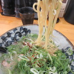 麪家ひばり - あごだし　葱まみれ