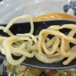 麪家ひばり - 左：白湯麺　右：味噌麺