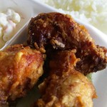 牛島商店 - 唐揚げ弁当(小盛り、ニンニクあり)
