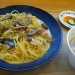 オレガノ - きのこのクリームソースパスタ ￥900