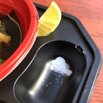 飯田商店 - 塩と柑橘だけで麺を食べられます。（大つけ麺博2018第四陣）