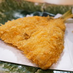 鮨松榮 - アジフライ 出水産