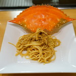 鮨松榮 - 渡蟹のトマトソースパスタ