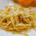 鮨松榮 - 渡蟹のトマトソースパスタ チーズがけ