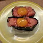 すし江戸 - うずら鉄火