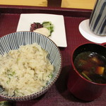 一魁 - 白身魚のご飯