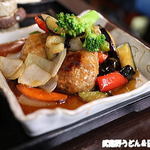 FUKU豆 - ごぼう入り肉団子黒酢あんかけ