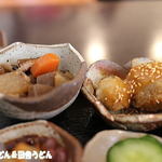 FUKU豆 - 煮物と里芋のゴマ味噌田楽