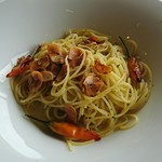 ダイニングルーム バイ ザ ビワコ - 弥平唐辛子のペペロンチーノ