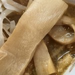 ハルピンラーメン 富士見諏訪南IC店 - ハルピンラーメンのメンマ